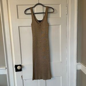 Ralph Lauren Black Label Gold Knit Dress